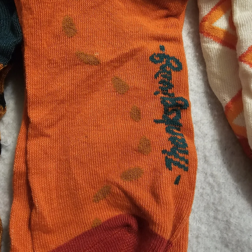 Set Of Three Fall Thanksgiving Pumpkin New Socks